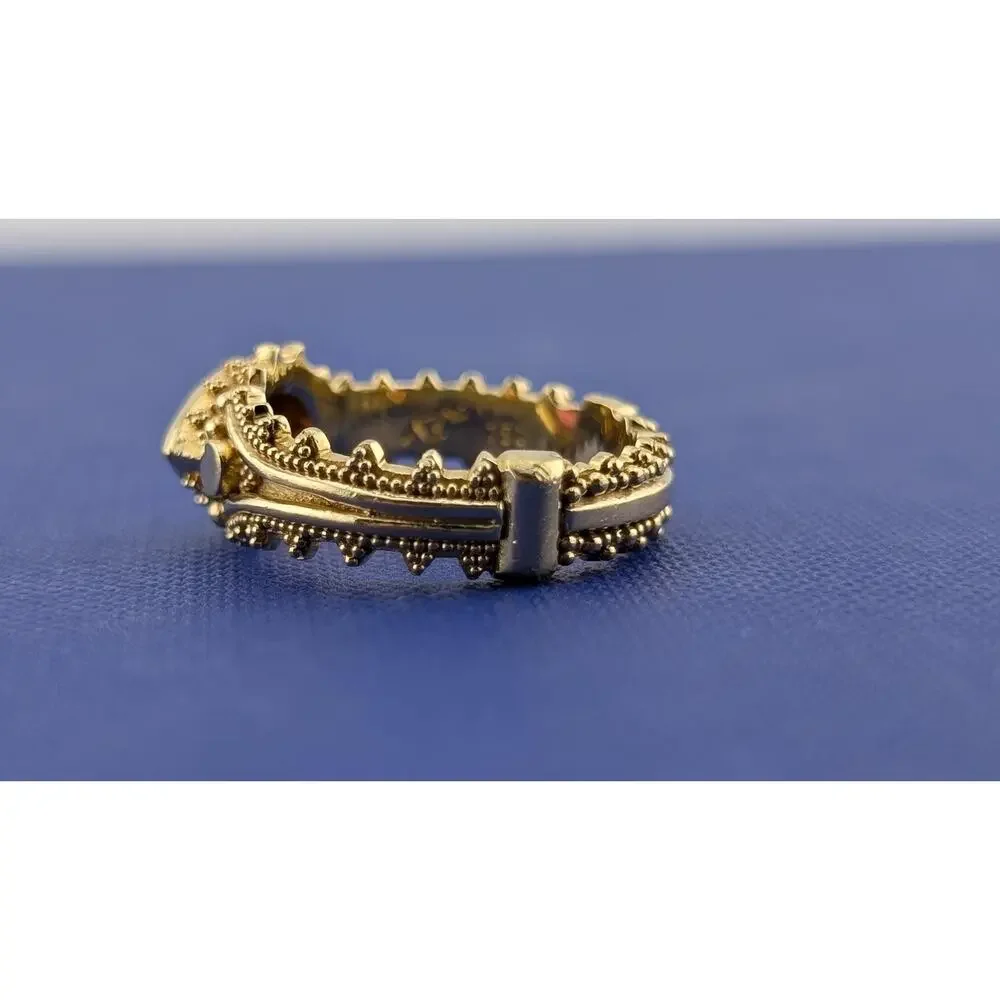 18kt Yellow Gold and Tourmaline Fashion Ring-6.8g